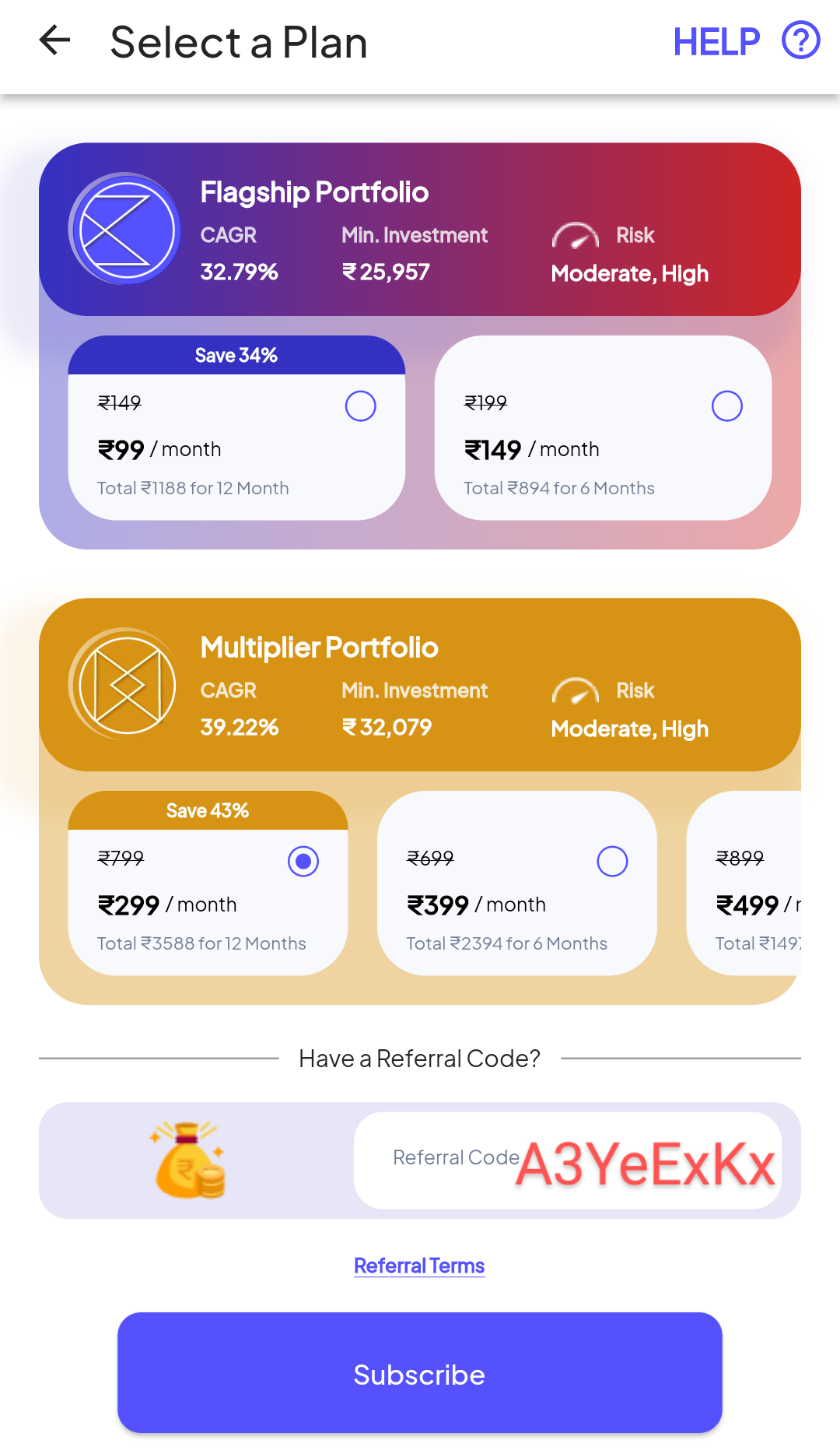 Code Mandi Teji Mandi Referral Code : Invest in a Ready-Made Portfolio