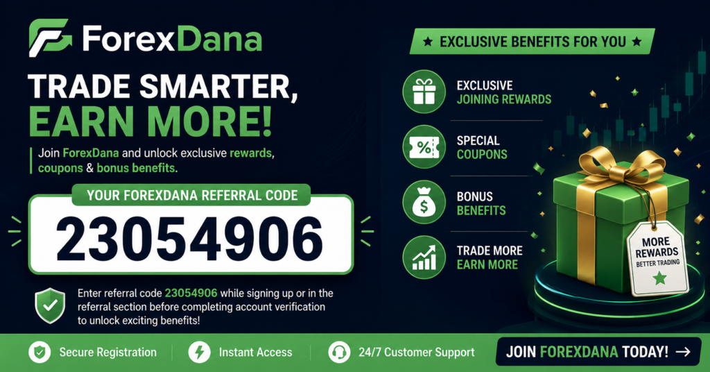 ForexDana Referral Code 23054906: Trade Anytime, Anywhere