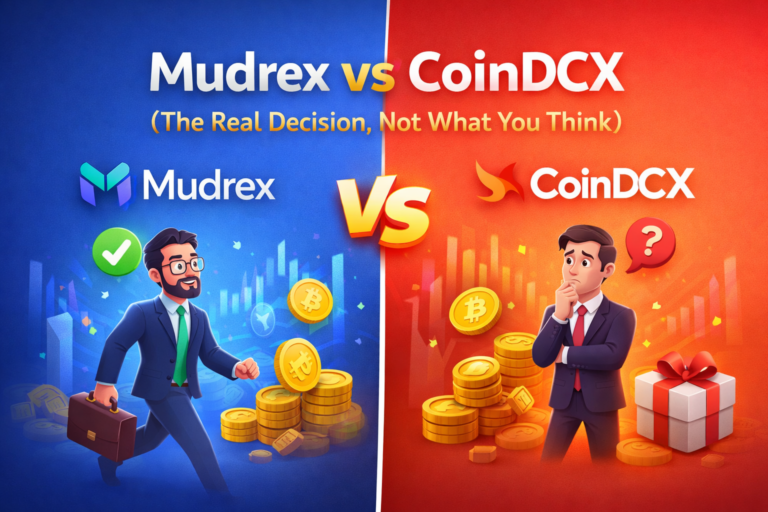 Mudrex vs CoinDCX — The Real Decision (Not What You Think)