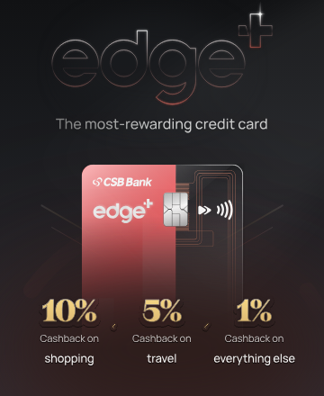 Jupiter Edge CSB RuPay Credit Card Review 2026 — lifetime free card with 10% cashback on UPI and online shopping