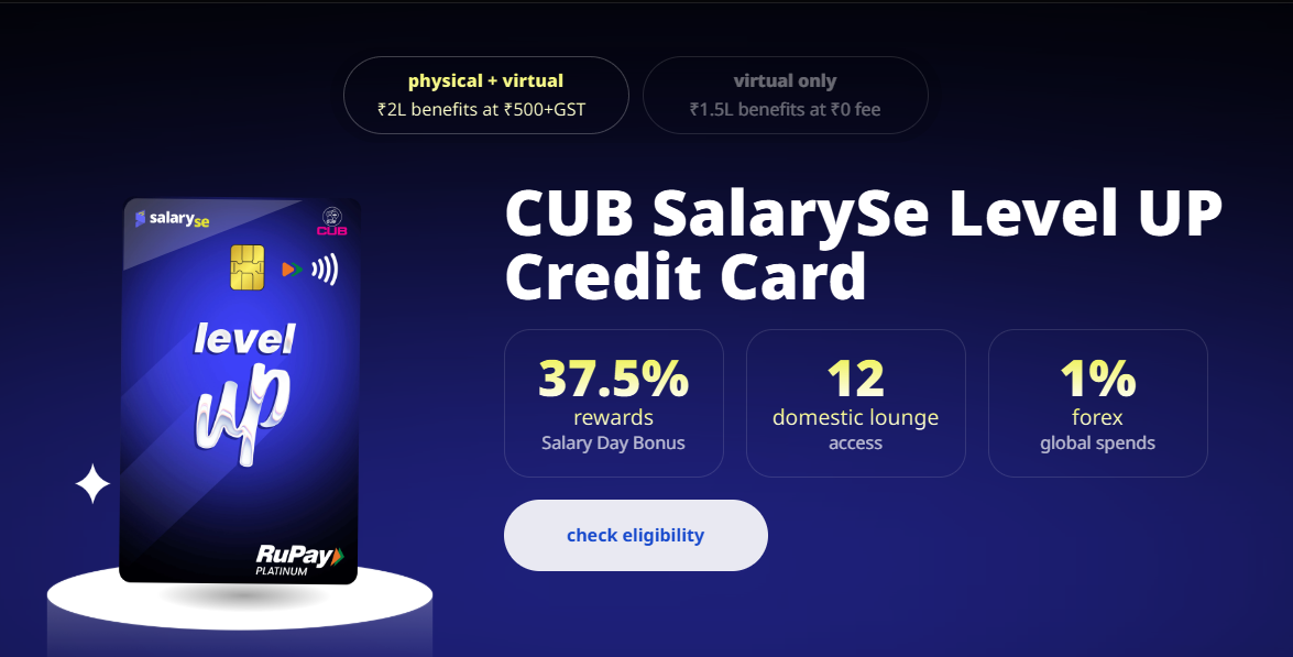 Salary Se Credit Card Review: The RBL Bank UP Card