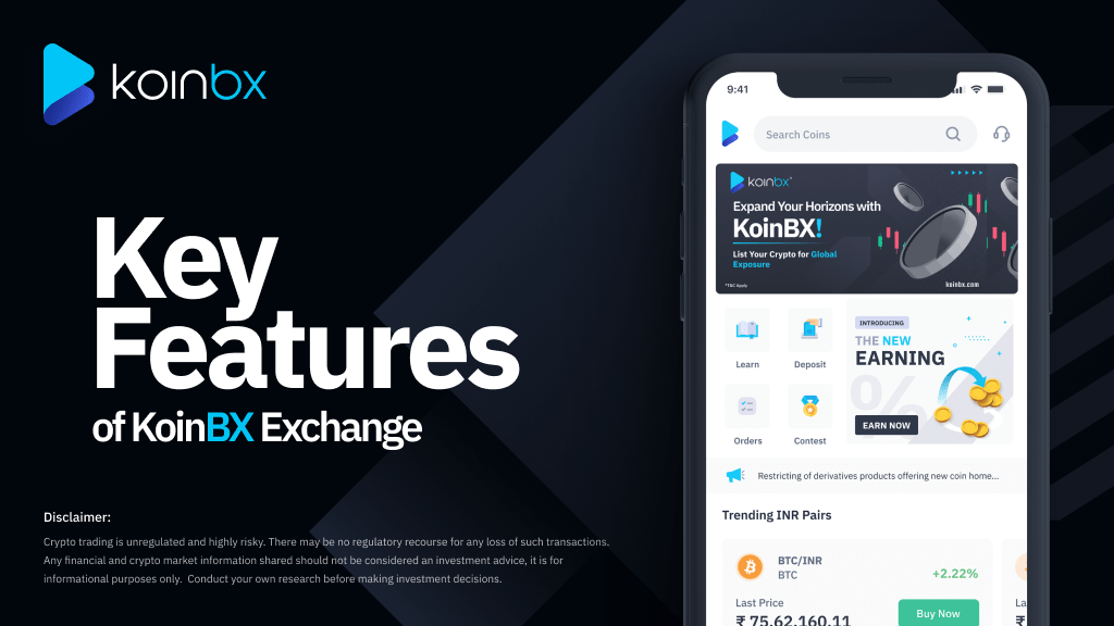 KoinBX Review: Platform Features