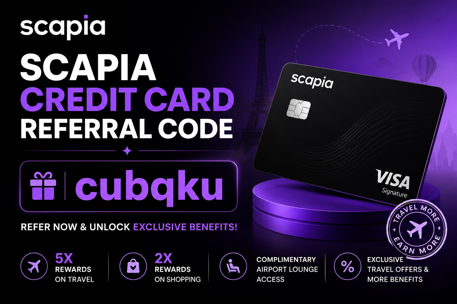 Scapia Referral Code 2026: Use cubqku and Unlock the Best Travel Credit Card in India