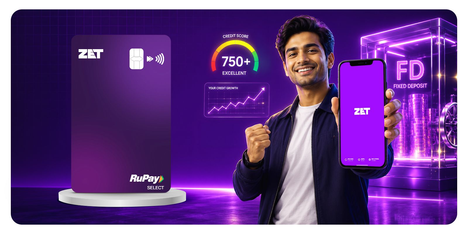 ZET App Review 2026 - FD-backed secured credit card for building CIBIL credit score in India